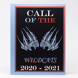 School yearbook printed with yearbook printing company